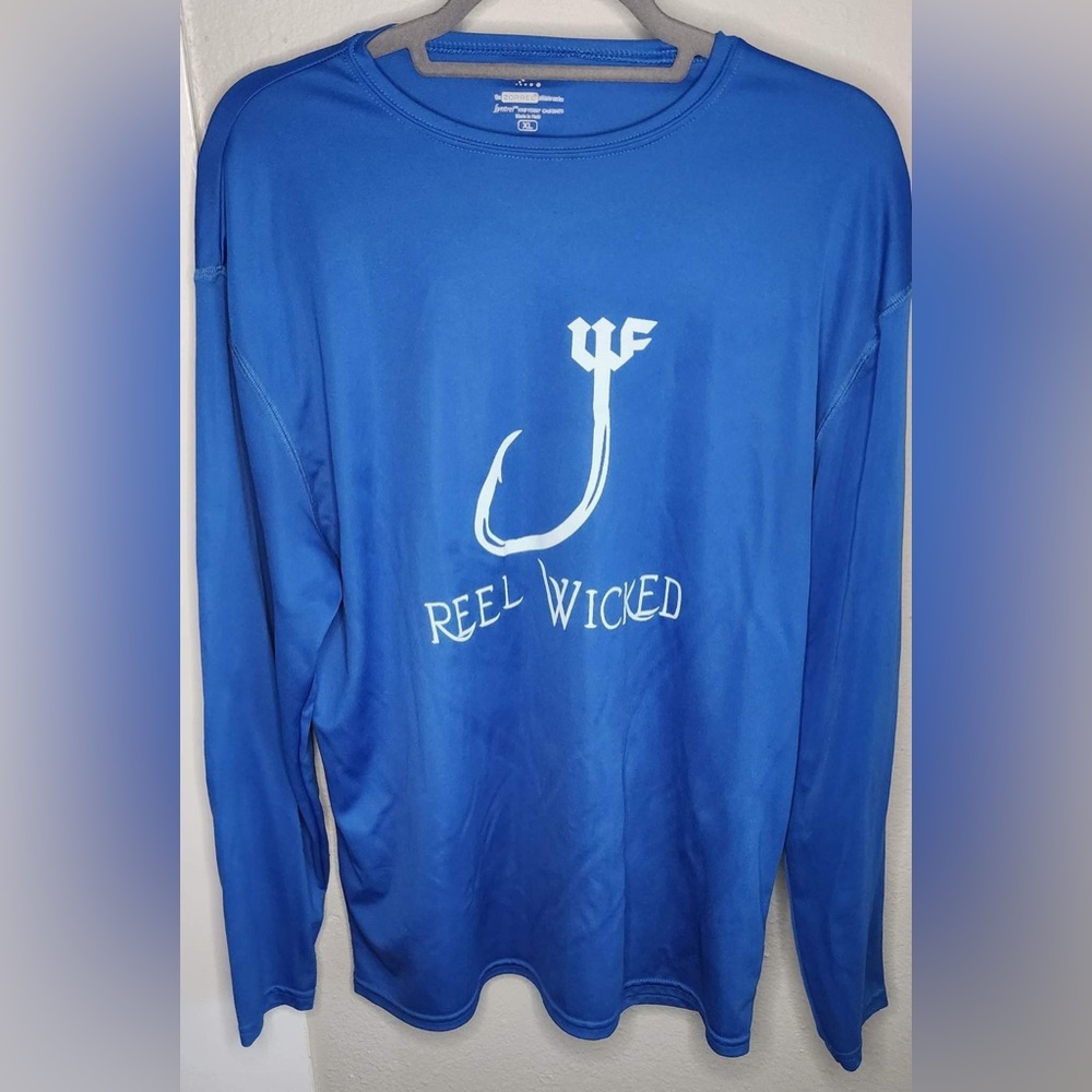 Reel Wicked Fast Mens Fishing Shirt Long Sleeve Xl